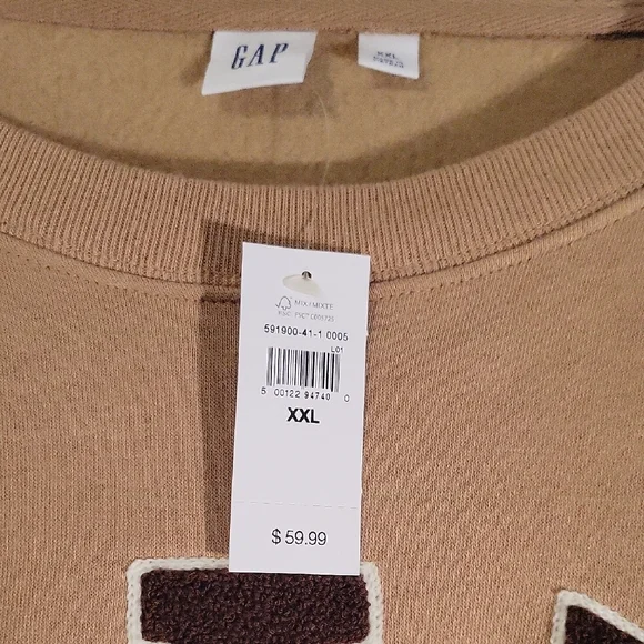 GAP Camel Sweatshirt with Logo - Picture 5 of 6